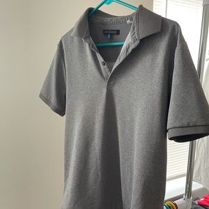 Vince Camuto gray textured polo
